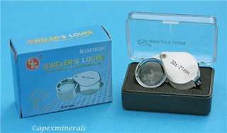 NEW 30x Jewelers Loupe For Viewing Minerals & Crystals  