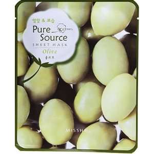  Missha Pure Source Sheet Mask Olive 5 Pack Beauty