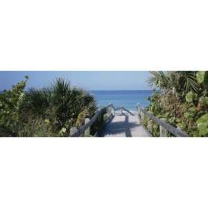   Boardwalk, Caspersen Beach, Venice, Florida, USA Giclee Poster Print
