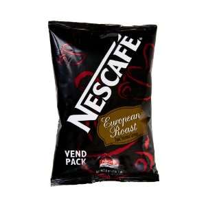 Nescafe Coffee, European Roast, 8 Ounce Vend Pack  Grocery 