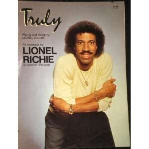  Truly   Sheetmusic LIONEL RICHIE Books