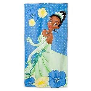 Princess Tiana Beach Towel   30 W x 60 L
