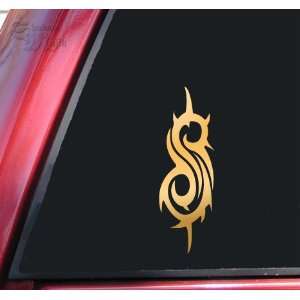  Slipknot Vinyl Decal Sticker   Mirror Gold Automotive