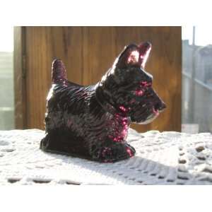   Highly Detailed Hand Cast Scottish Terrier Scotty Dog 