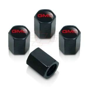 GMC Logo Black Tire Stem Valve Caps Automotive