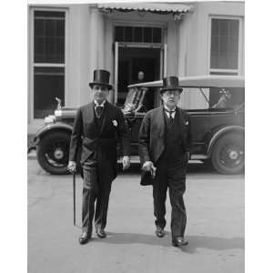  1926 photo Alberto Salomon & Minister Velarde of Peru, 6 