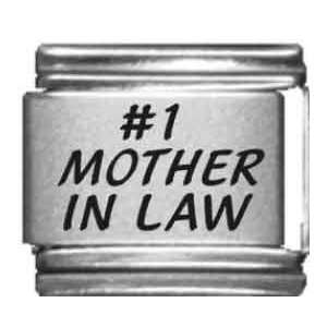  Number 1 Mother In Law Laser Italian Charm Jewelry