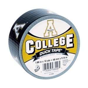 com College Logo Duck Tape 1.88 Wide 10 Yard Roll Appalachian State 