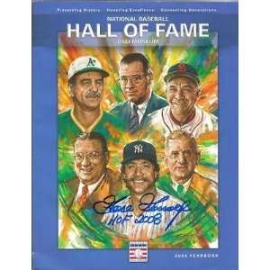  2008 Hall Of Fame Yearbook Rich Goose Gossage Yankees 