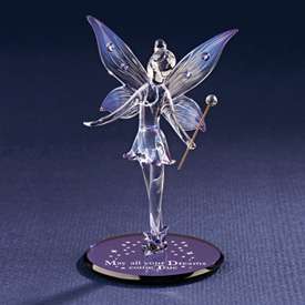 New Glass Baron® Fairy All Your Dreams Glass Figurine  