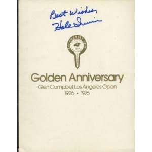 Hale Irwin Signed 1976 Glen Campbell Program Jsa Coa   Autographed 