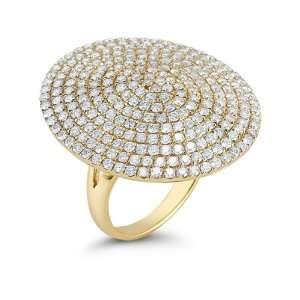   Rebecca Designs Carly Michelle Ring   Diamond/Yellow Gold Jewelry