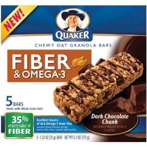 Quaker Chewy Granola Bars Fiber & Omega Grocery & Gourmet Food