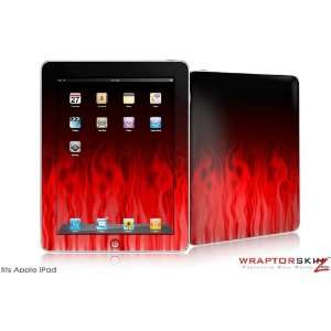  iPad Skin   Fire Red   fits Apple iPad by WraptorSkinz 