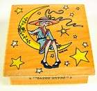 Mary Engelbreit Ink All Night Media On the Moon 593F Square Rubber 