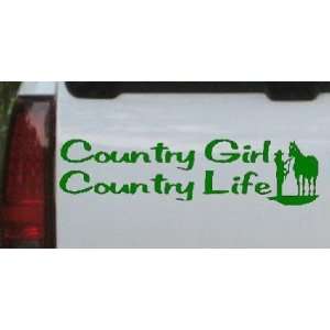  Dark Green 16in X 4.3in    Country Girl Country Life With 