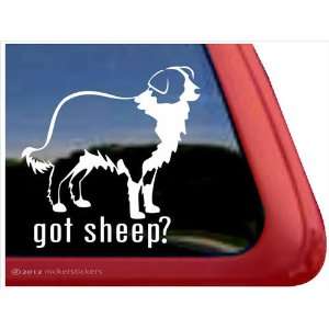  Got Sheep? ~ English Shepherd Vinyl Window Auto Decal 