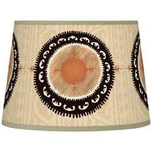  Travelers Compass Tapered Giclee Lamp Shade 10x12x8 