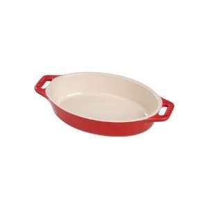  Staub Pie Plate Set   5   w/Handles   Red Kitchen 