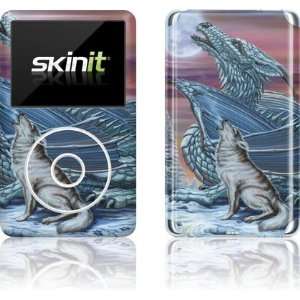  Skinit Wolf Dragon Moon Vinyl Skin for iPod Classic (6th 