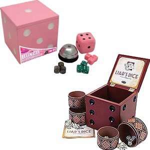  Set of Bunco in Pink Box and Liars Dice Toys & Games