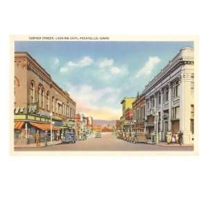  Center Street, Pocatello, Idaho Premium Giclee Poster 