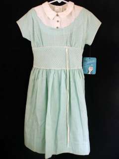 VERY RARE DEADSTOCK 1940S GIRLS COTTON DRESS SIZE 5 6  