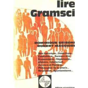  Lire gramsci Grisoni Dominique/ Maggiori Robert Books