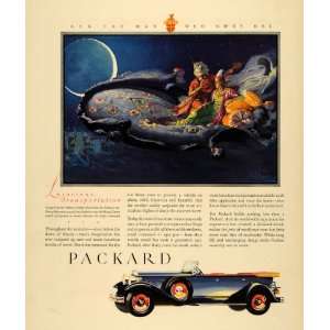  1930 Ad Packard Arabian Prince Houssain Magic Carpet 