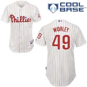  Vance Worley Philadelphia Phillies Authentic Home Cool 