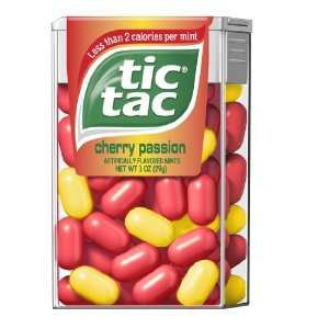 Tic Tac Cherry Passion, 1 Ounce (Pack of 12)  Grocery 