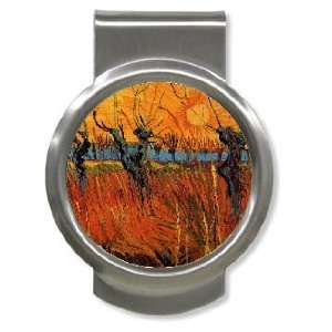  Willows at Sunset By Vincent Van Gogh Money Clip Office 