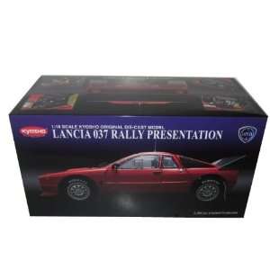  Lancia 037 Rally Presentation Car Red 1/18 Kyosho Toys 