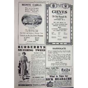   Advertisement 1922 Motor Oil Cars Tweed Burberry Carlo
