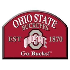   Ohio State Buckeyes OSU Arching Pub Bar Wall Sign