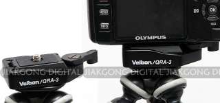 Velbon QRA 3 B Mini Quick Release Adapter include QB 3  