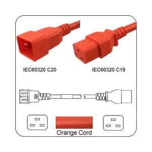 PowerFig PFC2012E48V AC Power Cord IEC 60320 C20 Plug to C19 Connector 