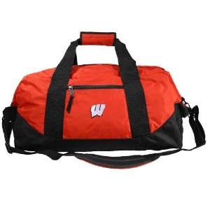  Wisconsin Badgers Cardinal Explorer Duffle Bag Sports 