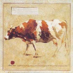  Vache rousse by Pascal Cessou 20x20