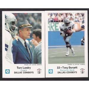   Tony Dorsett Randy White Drew Pearson Tom Landry Sports Collectibles
