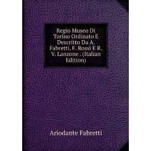   Rossi E R.V. Lanzone . (Italian Edition) Ariodante Fabretti Books