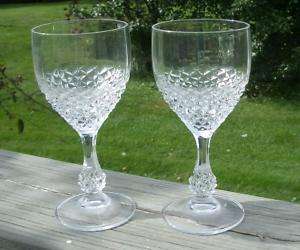 CHENONCEAUX Cristal DArques CRYSTAL CUT GLASS GOBLET s  