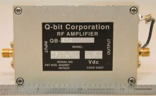 Bit QB 262 Amplifier 10 500 MHz +15 VDC  
