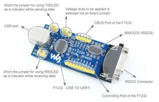   is configurable via on board jumper vcc or 3 3v onboard chips ft232rl