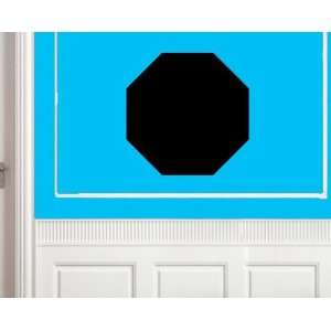 Octagon Stop Sign Shapes Vinyl Wall Decal Sticker Mural Quotes Words 