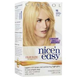  Clairol Nicen Easy Hair Color 98 Natural Extra Light 