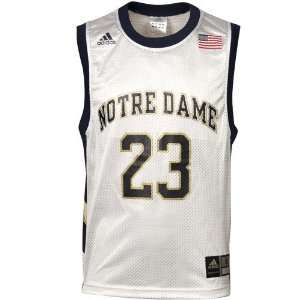  adidas Notre Dame Fighting Irish White #23 Replica 