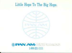 Pan Am American PAA Express Airlines Vintage Note Pad  