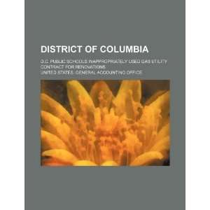  of Columbia D.C. public schools inappropriately used gas utility 