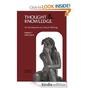   Thinking, Fourth Edition Diane F. Halpern  Kindle Store